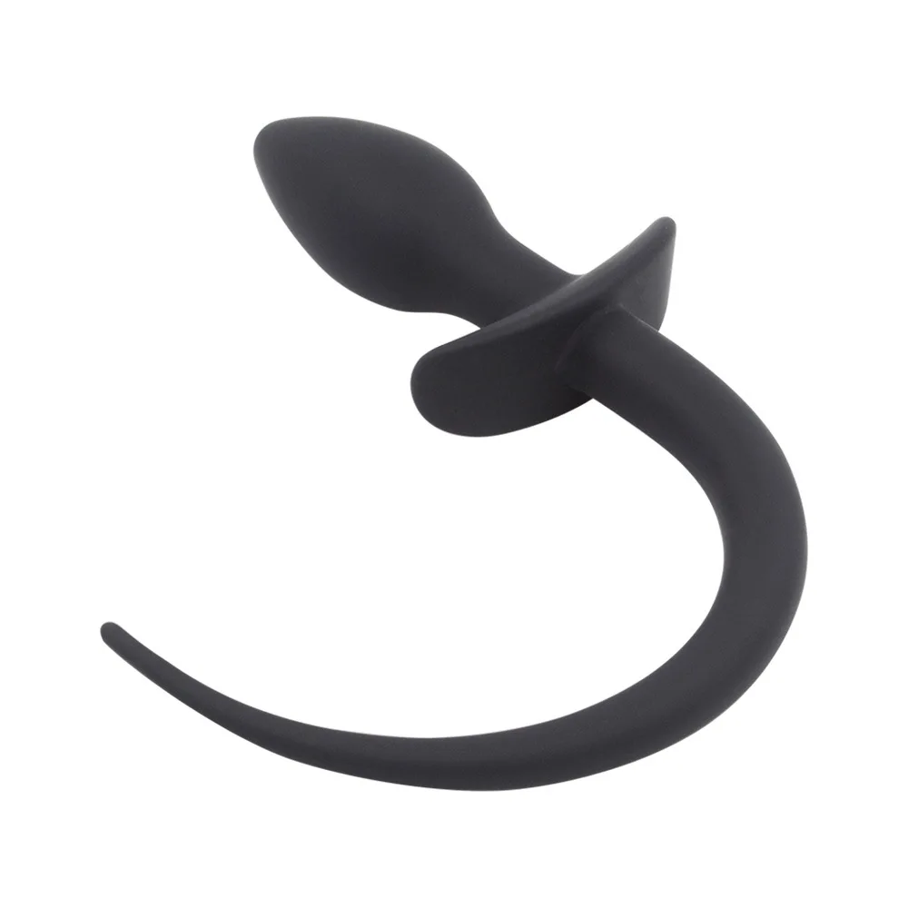 Silicone Dog Tail Butt Plug Puppy Tail Anal Plug Toys G-spot Stimulator Erotic Adult Toys Slave Women Tail Gay Sex Products