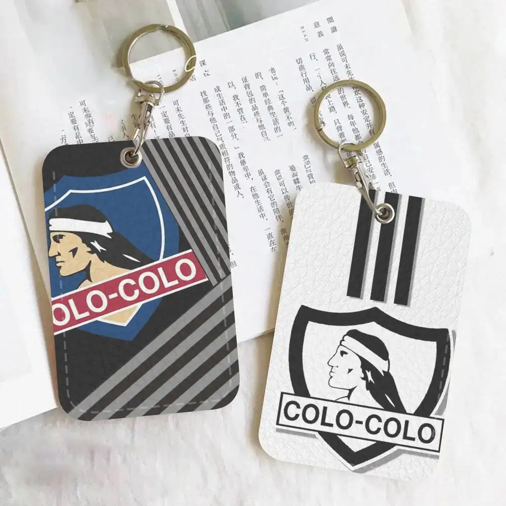 1PC Club Social Y Deportivo Colo Holder Suitable For Bank Card Subway Bus Card Wallet Card Case Badge Holder Keychain
