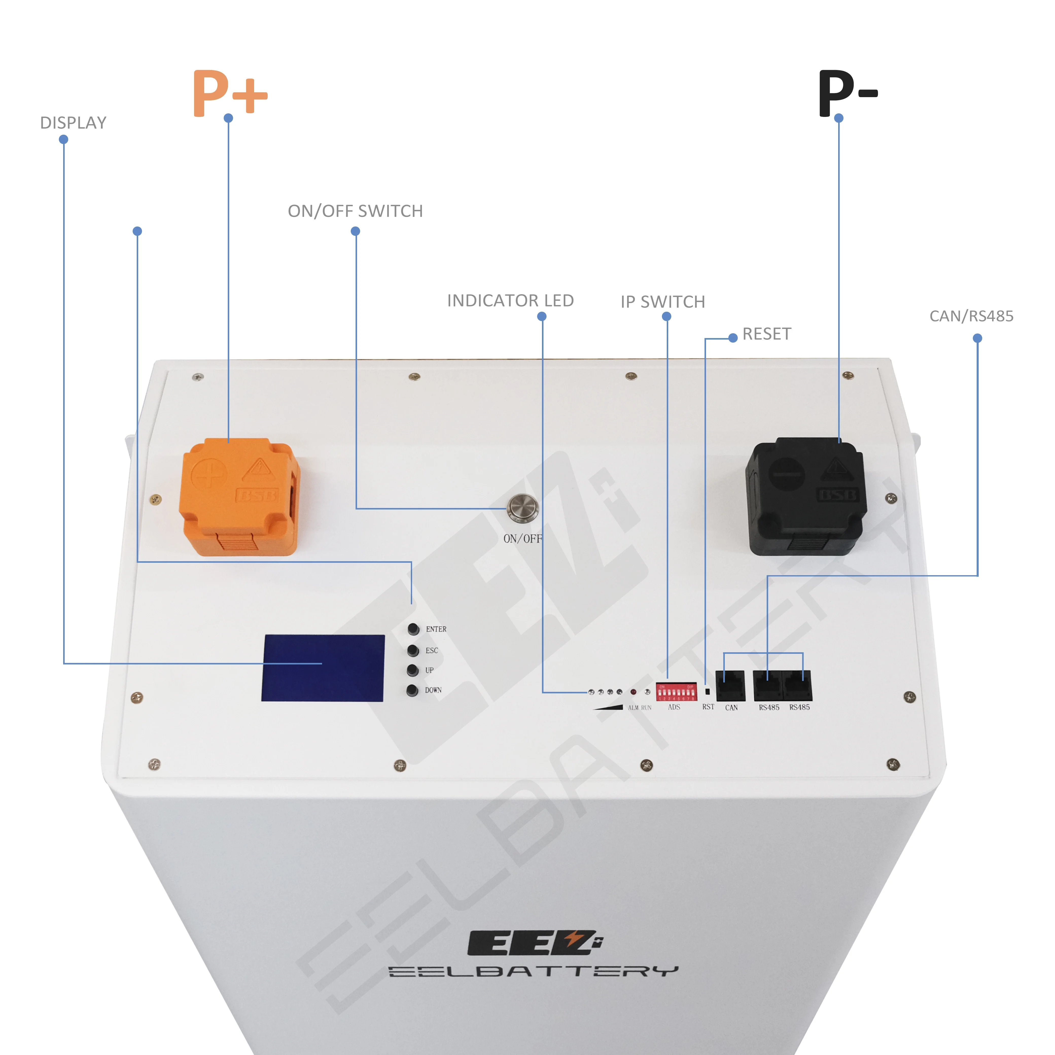 Lifepo4 Battery 16kw residential Solar Storage Battery Pack EU 51.2V 16s standing 280ah 314ah mb31 with SEP BMS+3A balancer