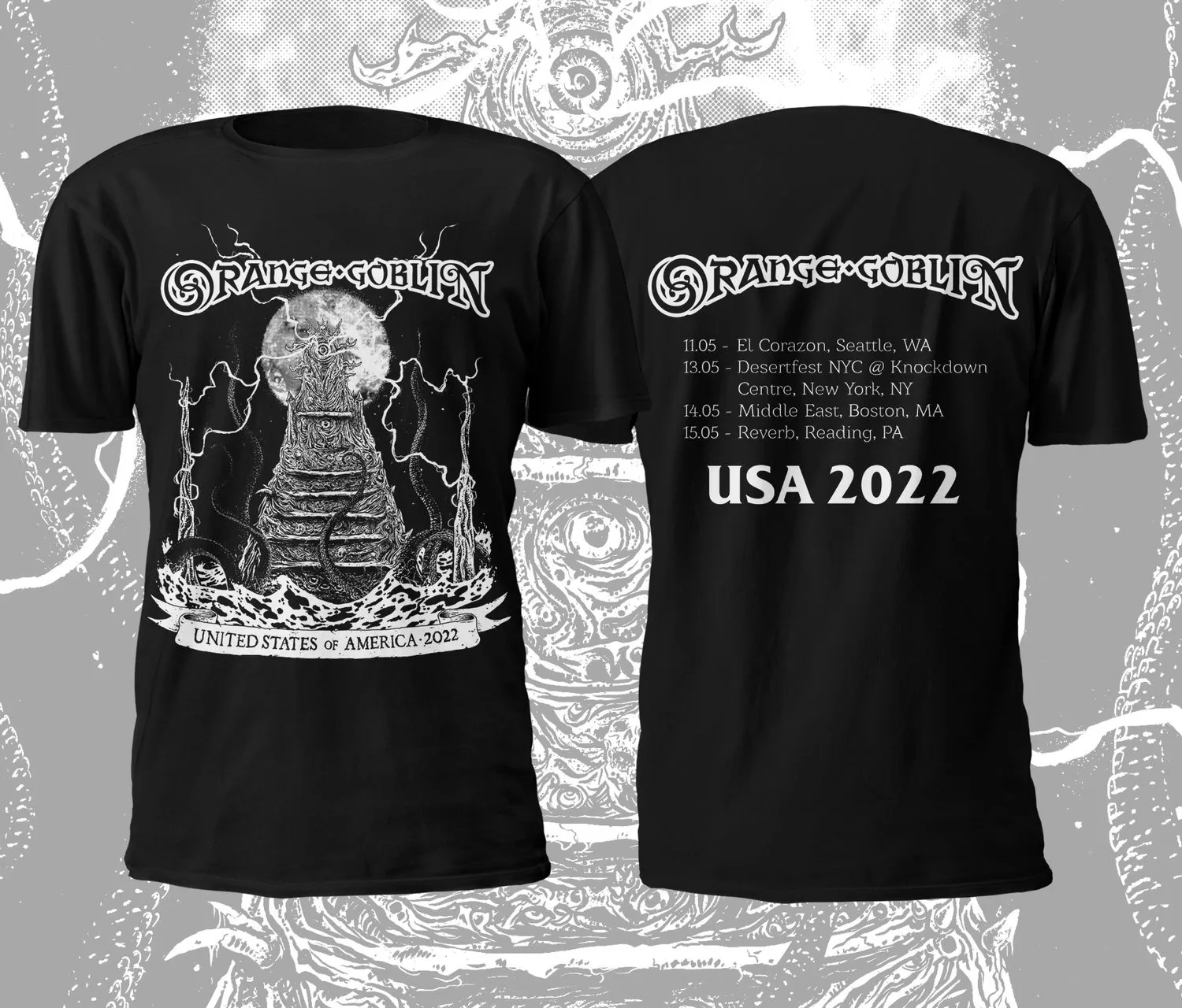 

Orange Goblin USA 2022 Tour Gift For Fan S to 5XL T-shirt S5006