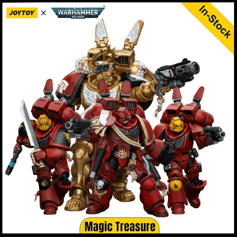 

【В наличии】JOYTOY Warhammer 40k Blood Angel Commander Dante Jump Pack, три коллекции, фигурка 1/18