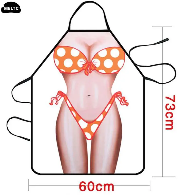 1PC Aprons Sexy Funny Kitchen For Women Man BBQ Cleaning Cooking Apron Stain-proof Apron Barbecue Apron סינרים uniforme dechef