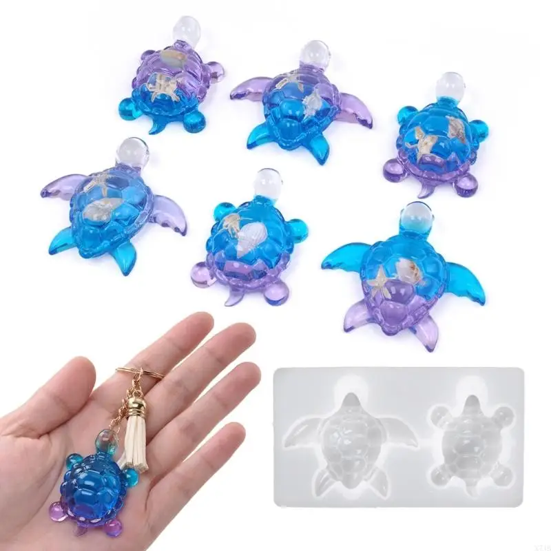  Reusable Turtles Shaped Silicone Mold Reusable Crafting Moulds Suitable for Craft