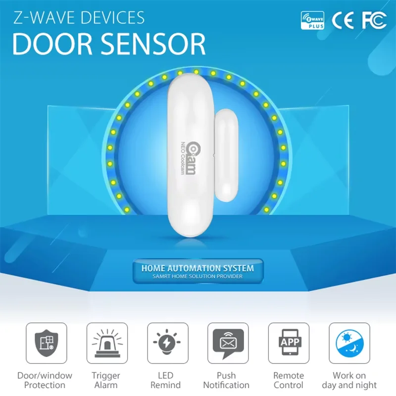 NEO COOLCAM Z-wave Plus Smart Home Door/Window Contact  Automation Sensor EU 868.4MHZ Compatiable Smartthings