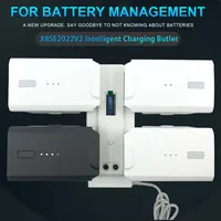 Battery Charger for Fimi X8 SE 2022 V2 Drone Fast Channel Charging Butler Management Power Supply Display Charged at Same Time