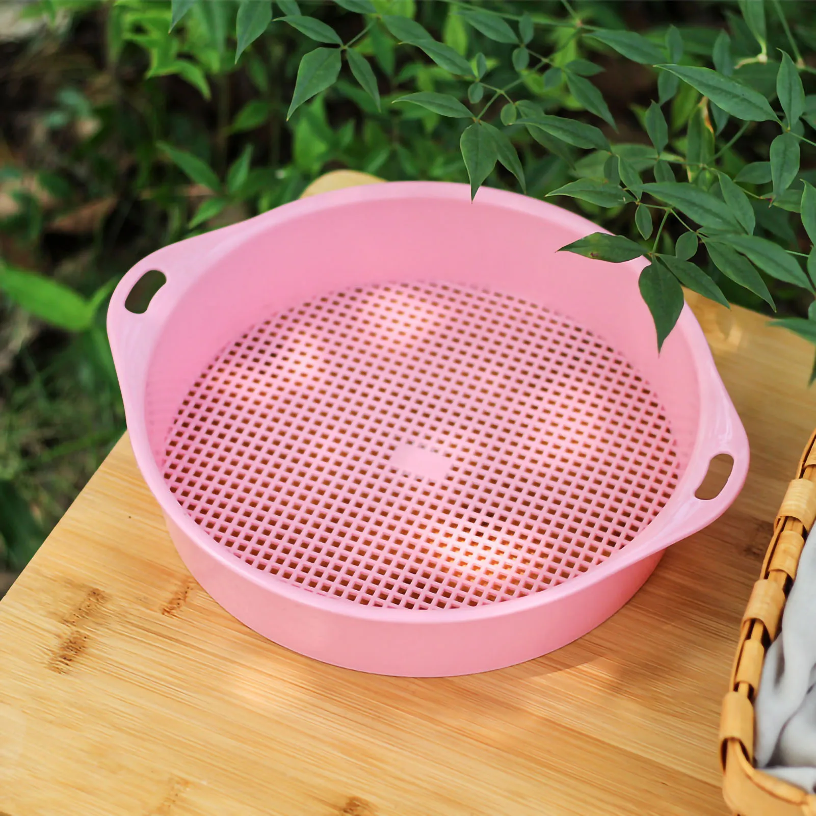 3mm Soil Sifter Screen PP Plastic Garden Soil Filter for Separating Earth Stones and Debris in Gardening and Planting