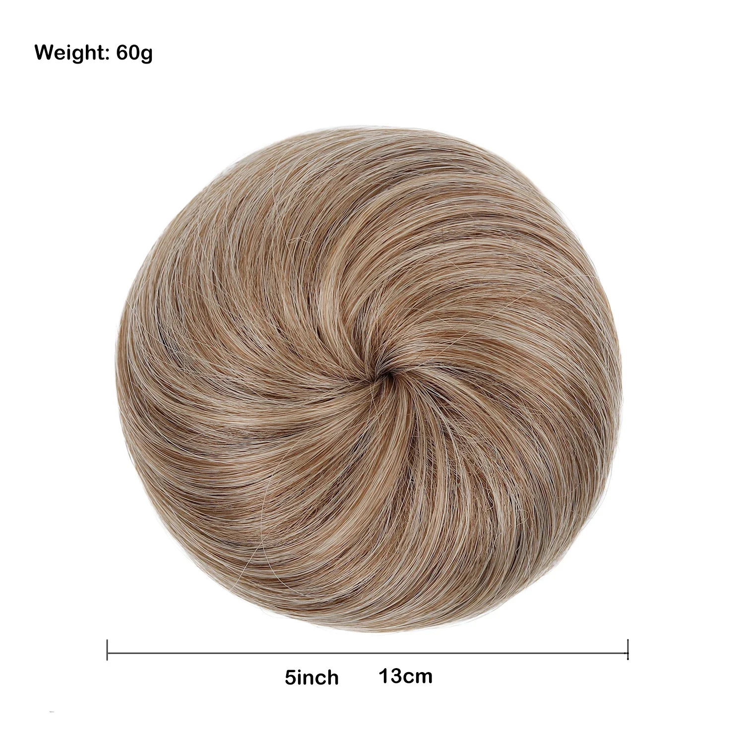 Women Synthetic Straight Chignon Bun Hair Piece Drawstring Fake Hair Bun 10 Colors For Daily Updo Hairstyle