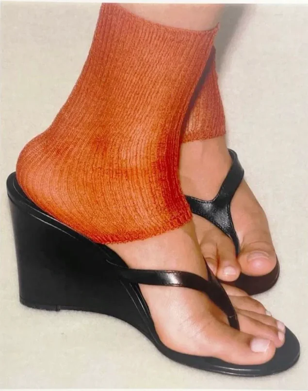 Women Multicolor Suede Thong Wedge Mule Sandals Round Toe Slip On Flip Flop Style Summer Beach Vacation Fashion Slide Plus Size
