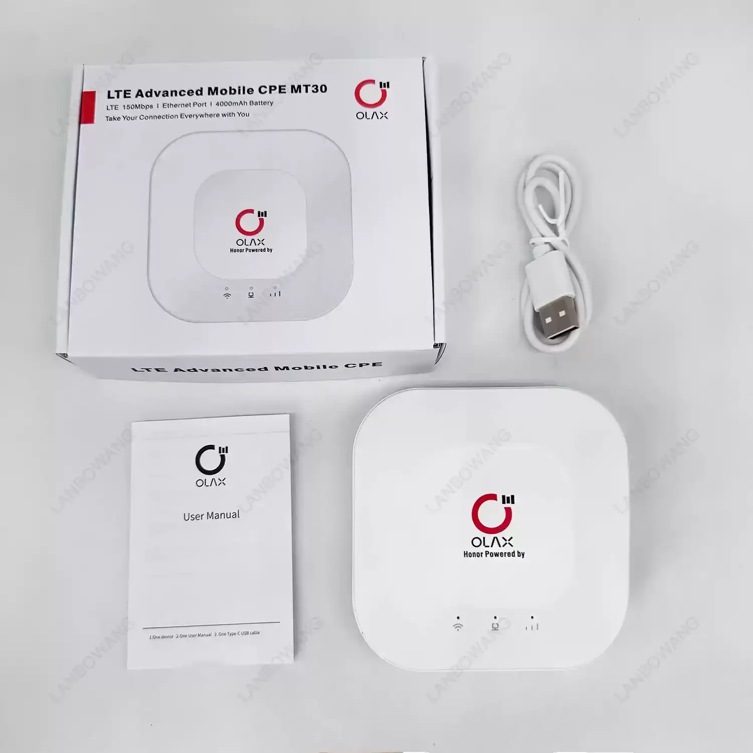 OLAX MT30 4G LTE Mobile Wireless Router 4000mAh Built‑in Battery Car WiFi Hotspot Router With SIM Card Slot