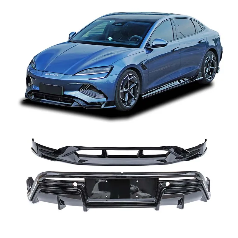 

Factory New Style Car Body Kit for Byd Seal 22-25 Front Bumper Lip and Rear Diffuser Gloss Black pp Material