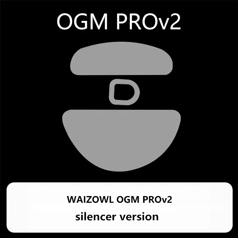 1 Set Ultraglide Mouse Skates For WAIZOWL OGM PRO V2 Brake Control Speed Mouse Feet ICE Version Mice Glides PTFE Feet