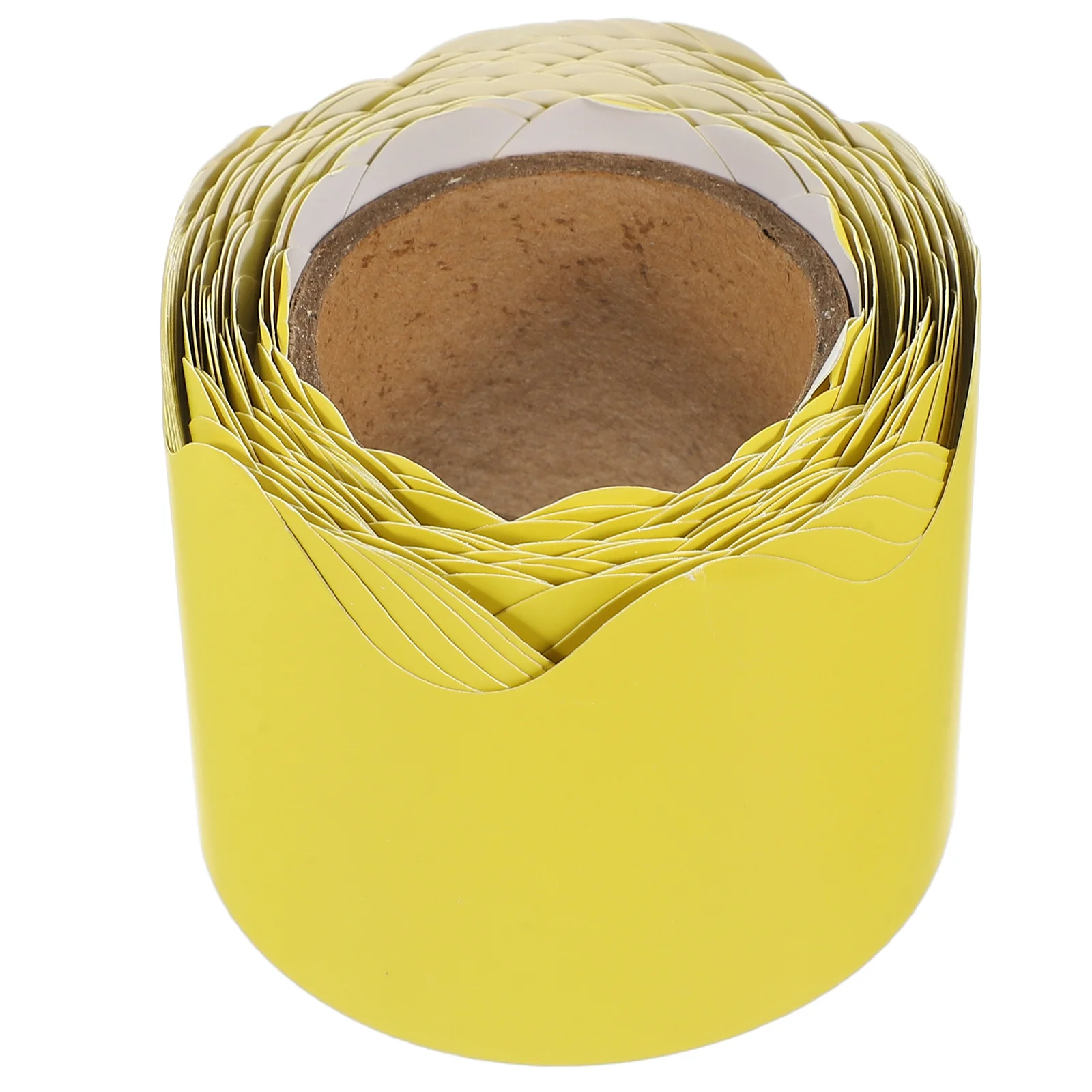 

1 Roll Scalloped Bulletin Board Border Paper Classroom Border Trim Decorative Wear Resistant Bulletin Decor Blackboards