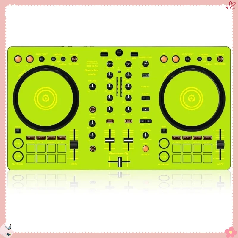 Pioneer DDJ-FLX4 PVC Self-Adhesive Multi-Color Sticker - for All-in-One Controller & Disc Player