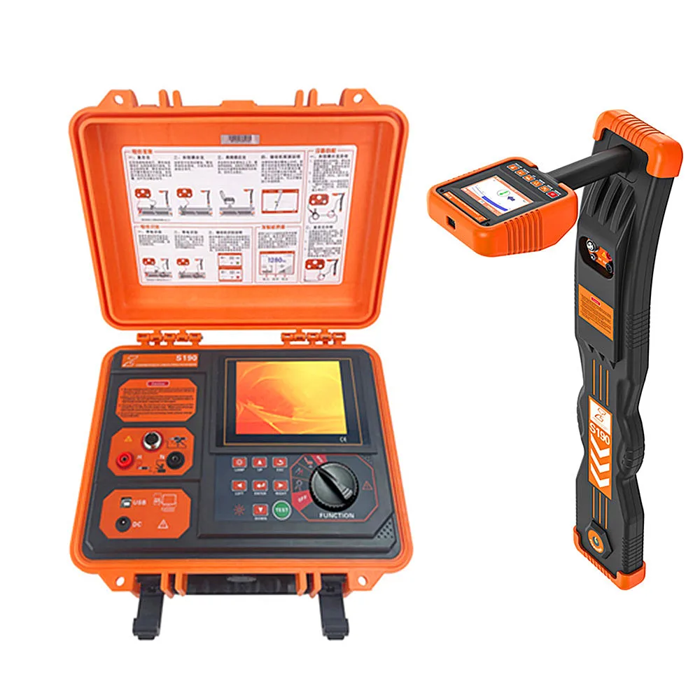 High Voltage Underground Cable Pipeline Fault Detector Path Testing Equipment Cable Detector Finder Cable Identificater