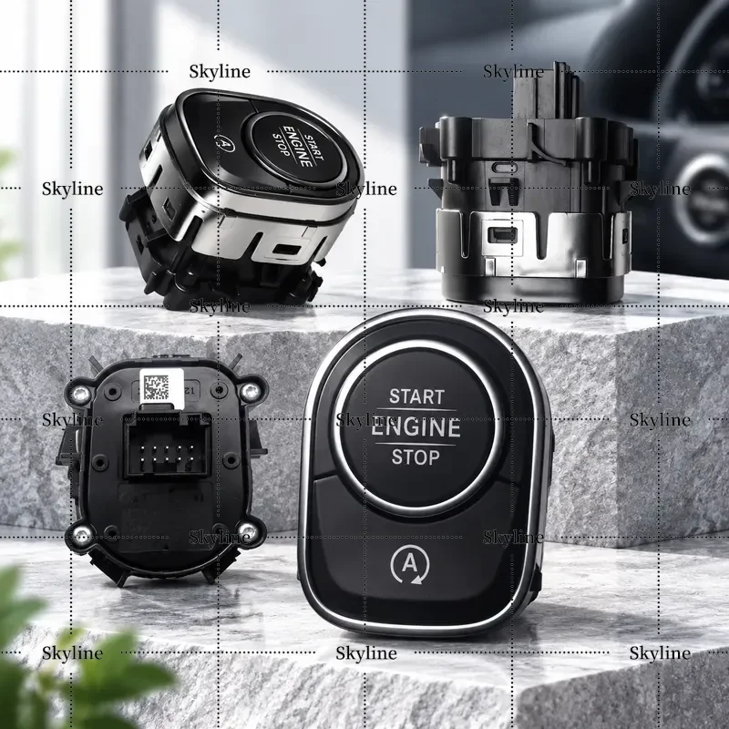 Car Engine Start Stop Button Switch One Key Start Up One-Button And Stop Button For Mercedes-Benz W118 W177 W247 W907 W910