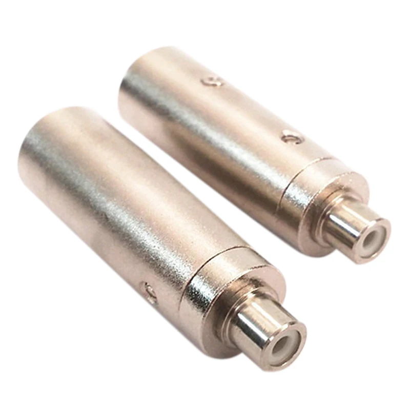 3 Pin XLR Plug Male to RCA Female Audio Jack Adapter Connector Applied on Microphone Amplifier