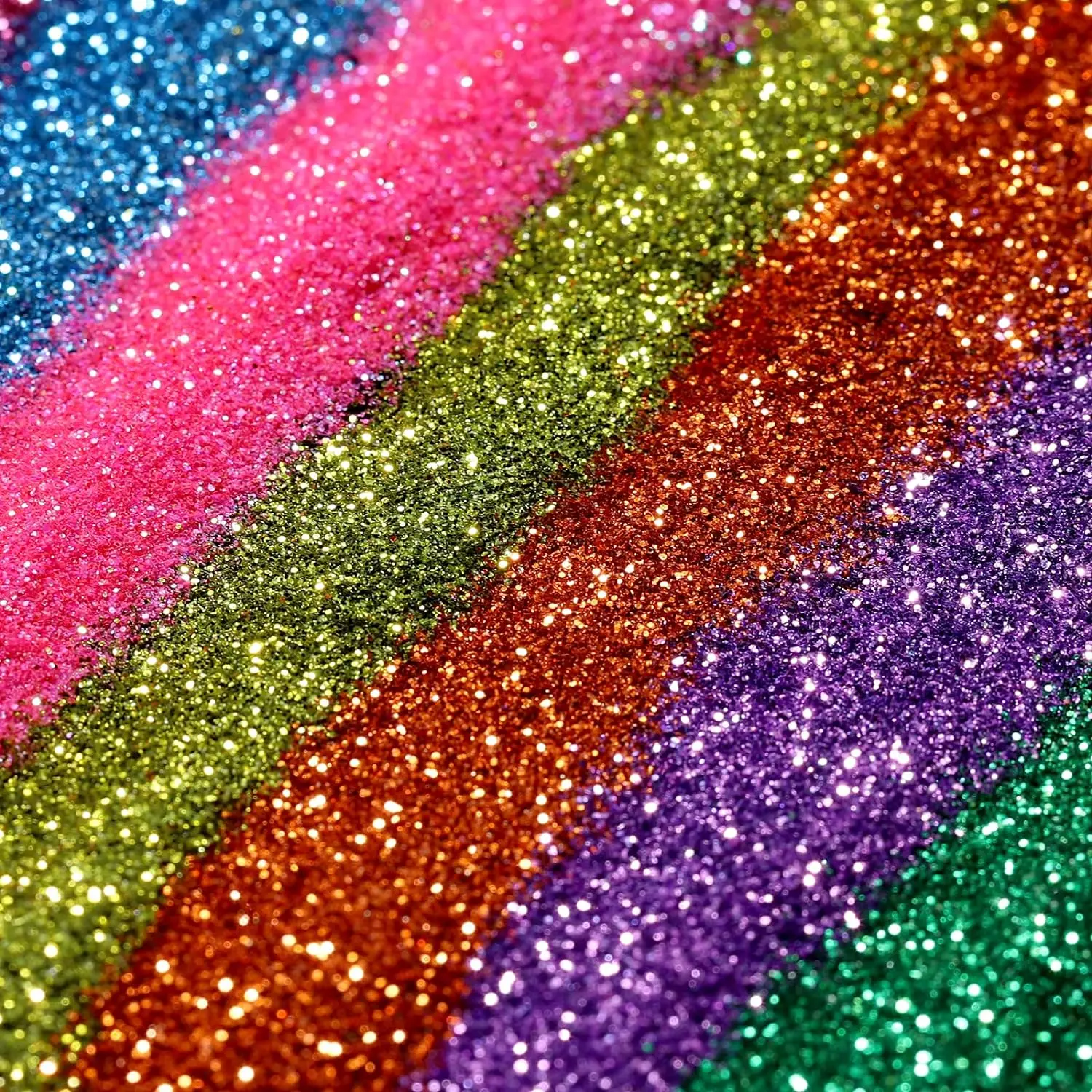 Sparkly Fine Glitter for Crafting,32 Colors of Nail Glitter Face Glitter Powder for Arts Crafts, Rainbow Body Glitter & Tattoo G