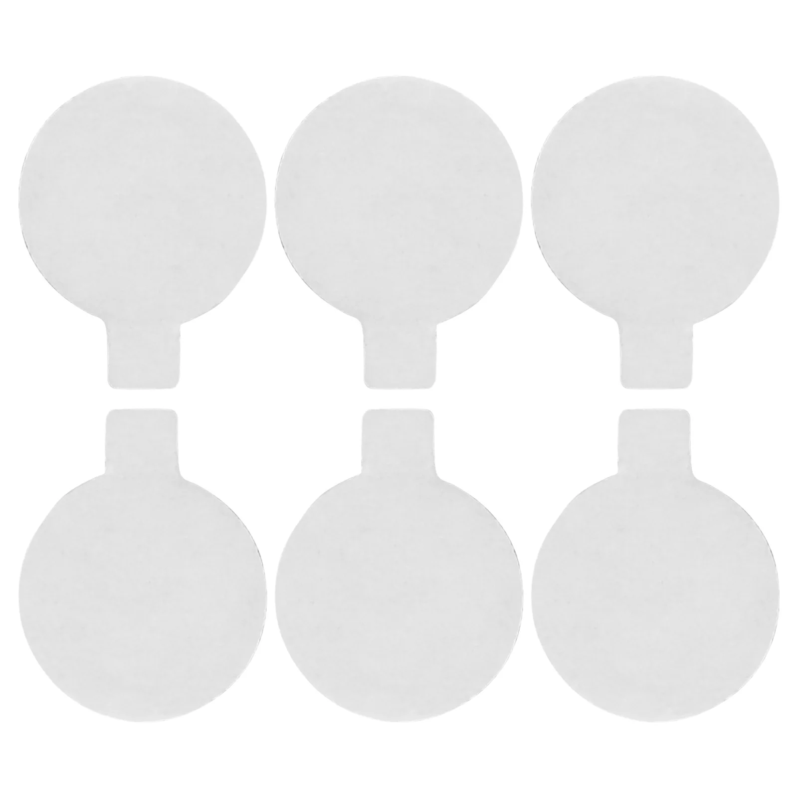 100 قطعة مزدوجة الوجهين نانو لاصق نقطة ملصقات التسمية المستديرة للهدايا ختم الترميز فرز مادة الاكريليك الحيوانات الأليفة ذاتية اللصق