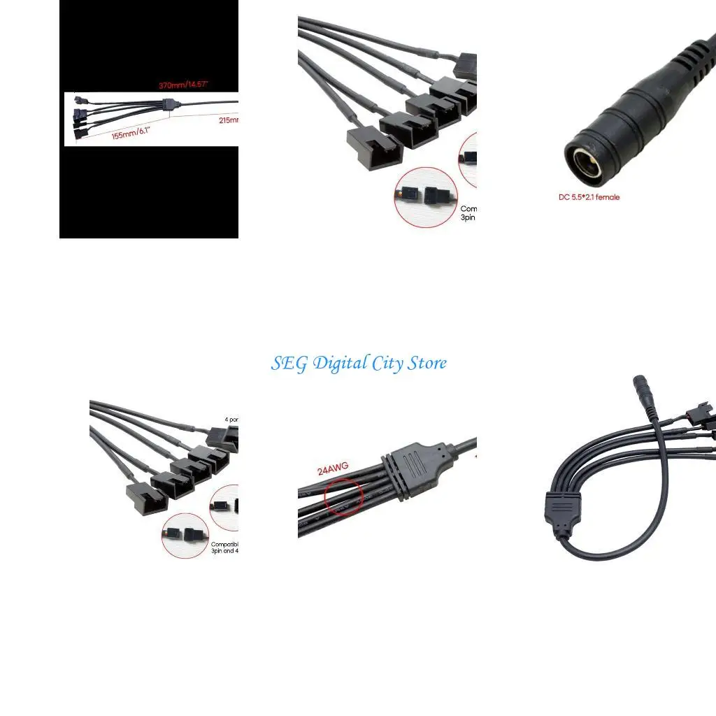 

U75B до 4PIN PIVE-OT FIVOUD ADAPTER CABLE 5521 ЖЕНЩИНА В ФАНТ ПК