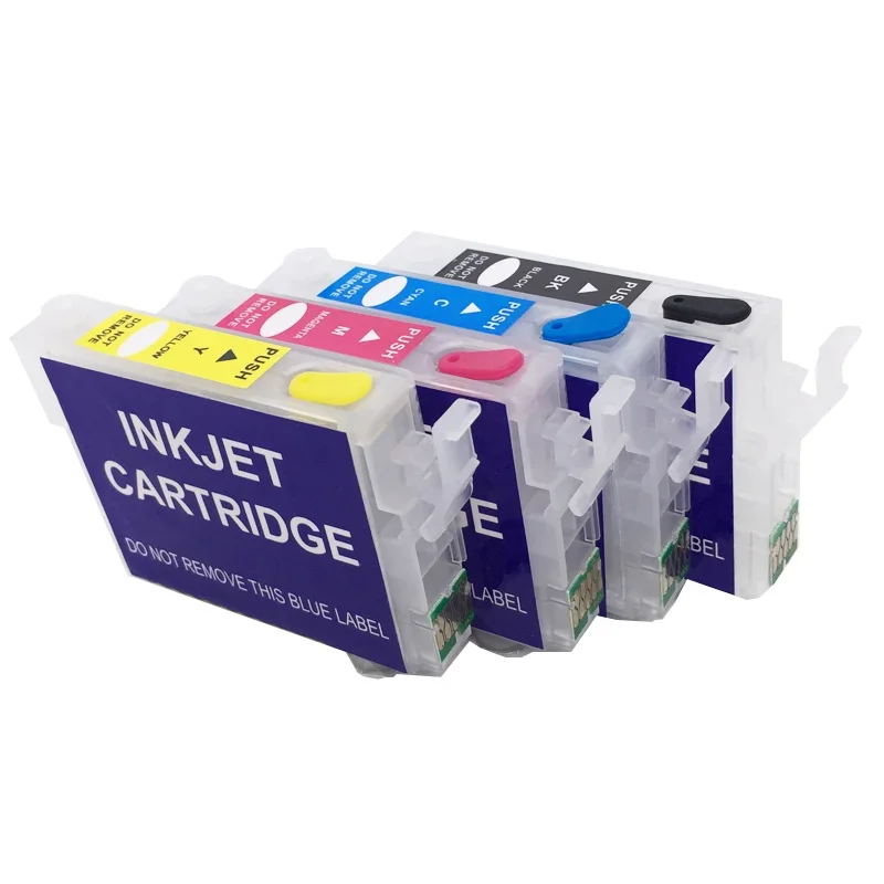 T502 502XL T02W1-T02W4 Refillable Ink Cartridge For Epson XP-5100 XP-5105 WF-2860 WF-2865 XP5100 5105 2860 2865 Printers Europe