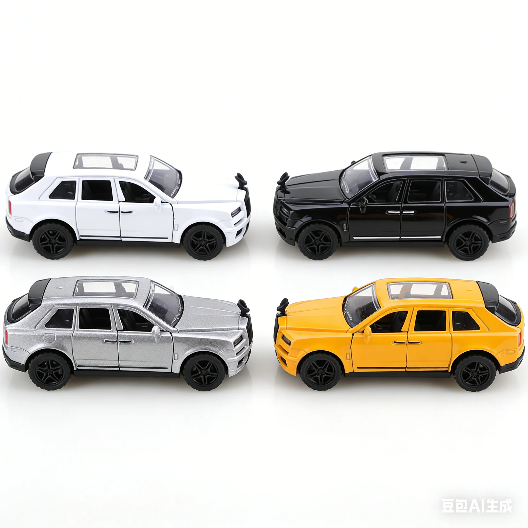 (Bagged) Réplica de Linan SUV a escala 1/36, metal fundido a presión, juguete para niño, exquisito regalo coleccionable.
