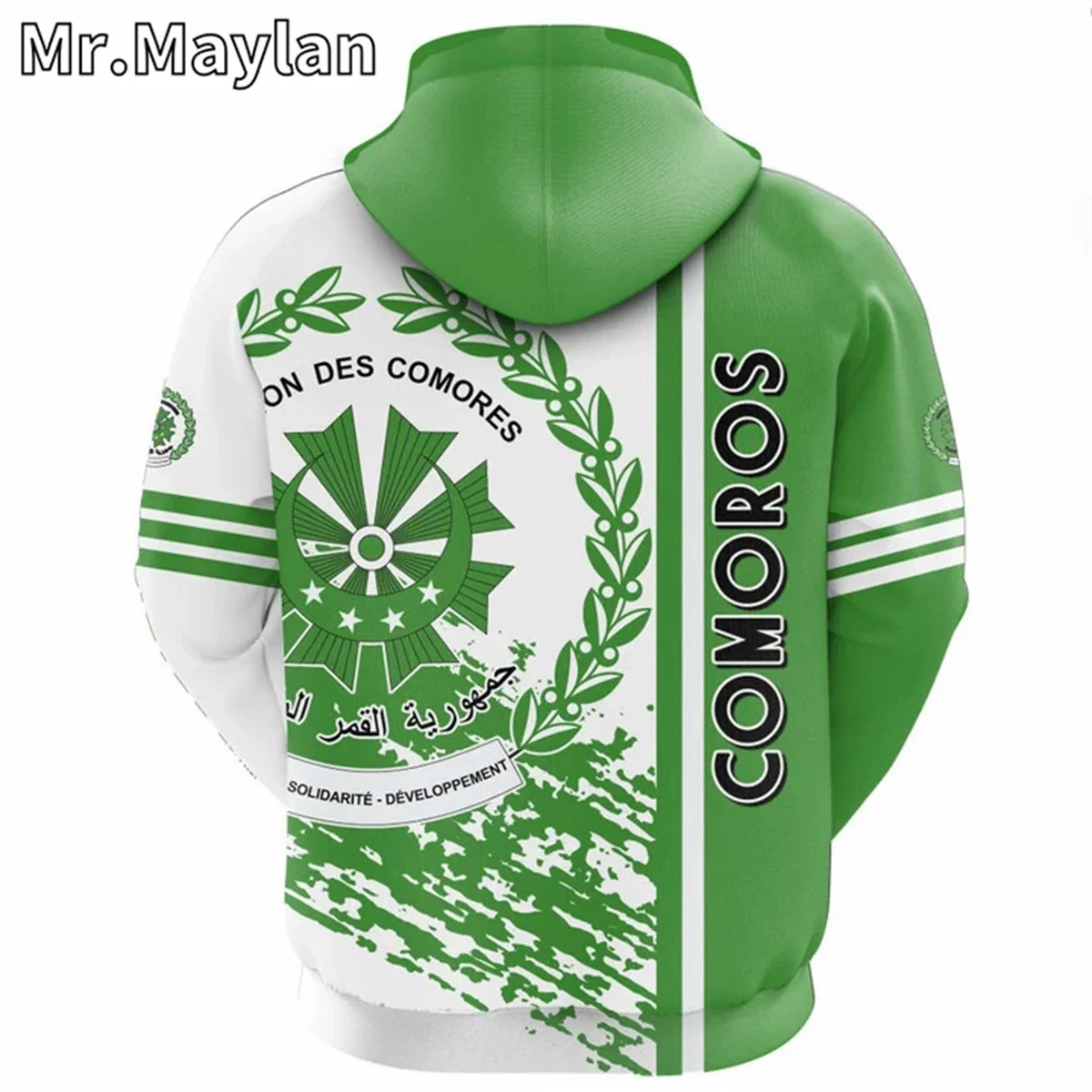 AFRICAN HOODIE Country COMOROS Flag 3D Printed Unisex Hoodies Men/Women Streetwear Zip Pullover Casual Jacket Tracksuits XY-834