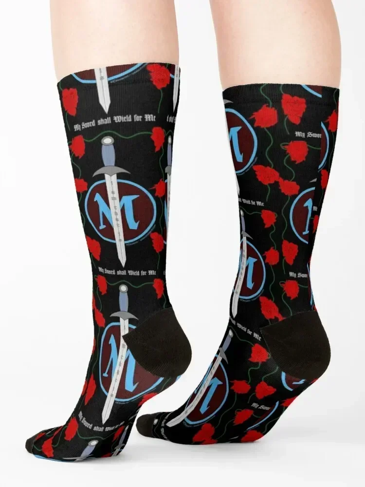 Calcetines Redwall anime fútbol hip hop invierno calcetines térmicos para hombre medias móviles para mujer calcetines de algodón para escalar para hombre y mujer