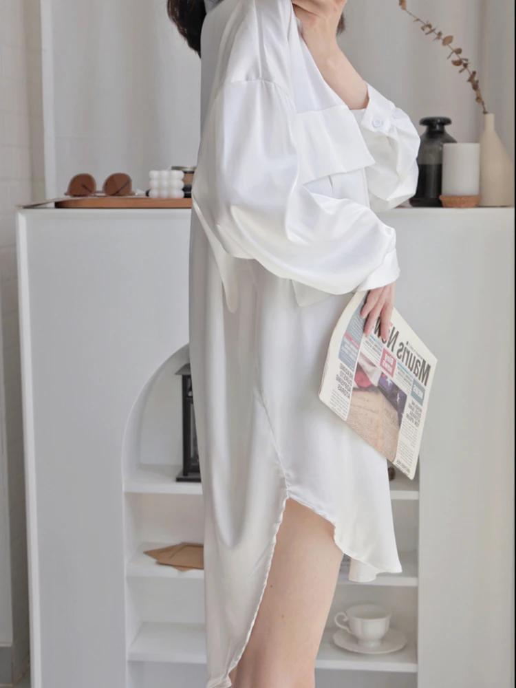 2023 New Sleepwear Womens Autumn Pyjamas Nightdress Nightwear Summer Homewear Sexy