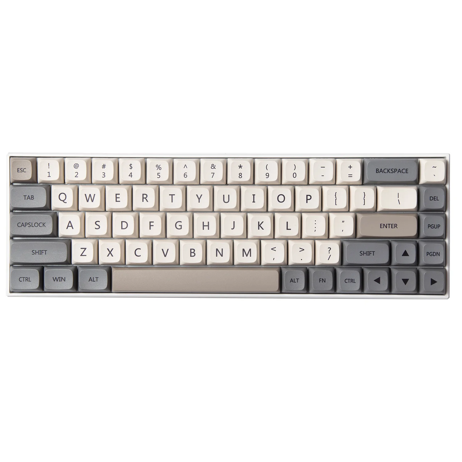 XDA Profile 120 PBT Keycap DYE-SUB Personalized Minimalist White Gray English Japanese Keycap For Mechanical Keyboard MX Switch