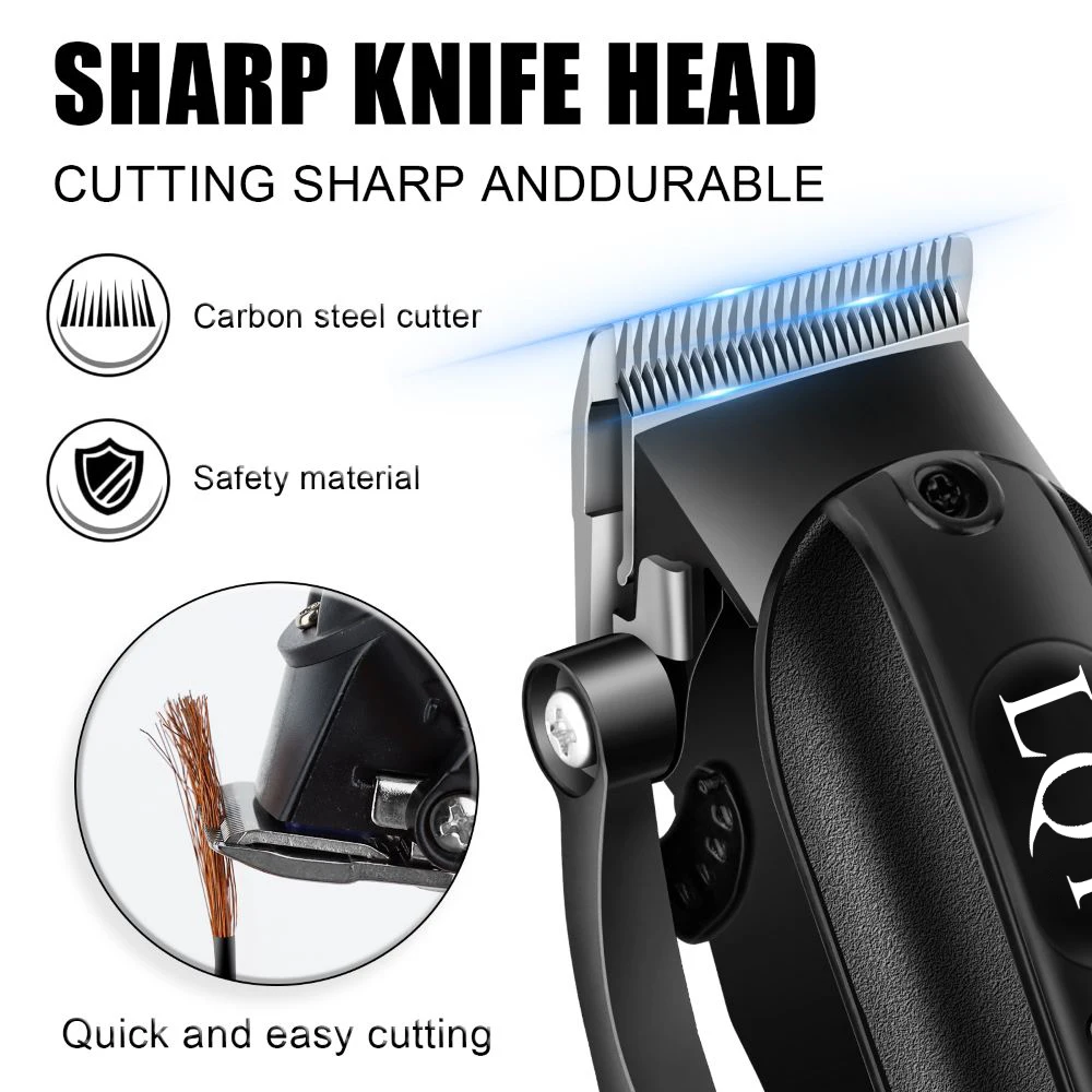 LQT 222 Professional hair clipper two sets, adjustable hair clipper electric clipper home hair clipper hair styling