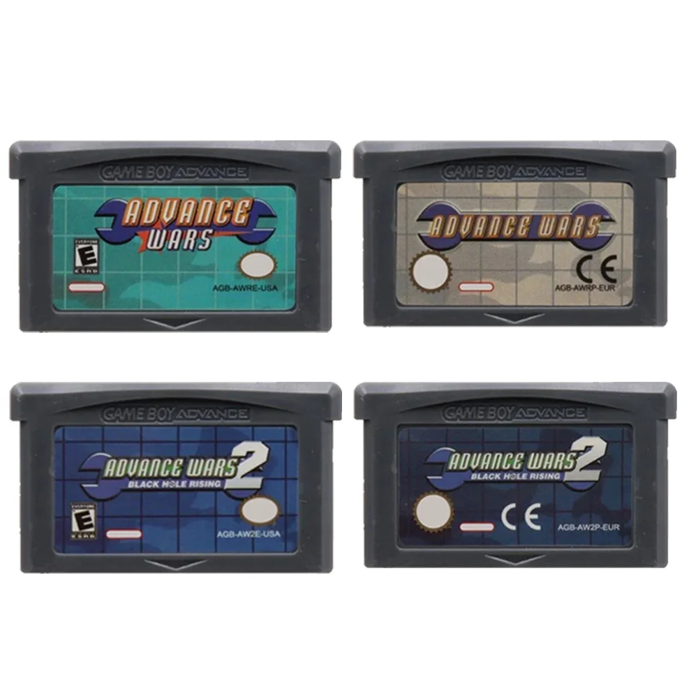 Advance Wars GBA Card 32 Bit Video Game Cartridge Console Card For Advance Wars 2 For GBA EUR/USA Version