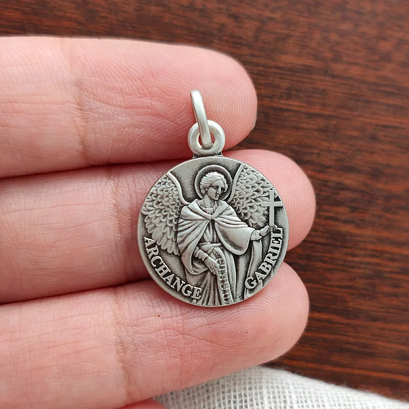 

925 Silver Gabrielle Full Body Saint Brand French Icamino Pendant Jewelry Accessories