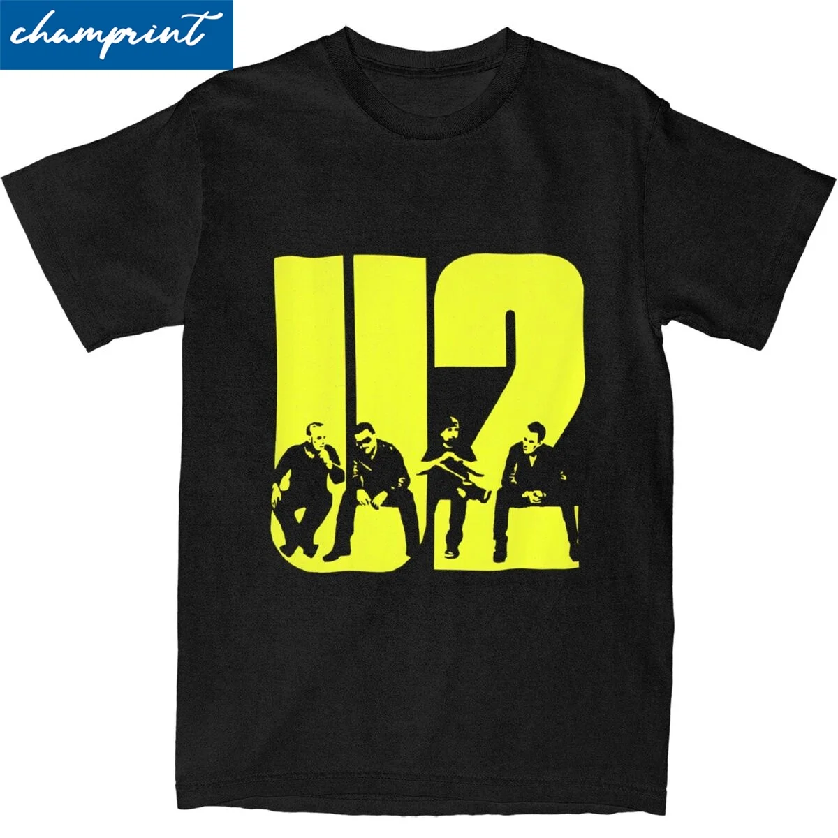 U2 Band Rock Tshirts For Men Women Cotton Clothes Funny Round Neck Short Sleeve