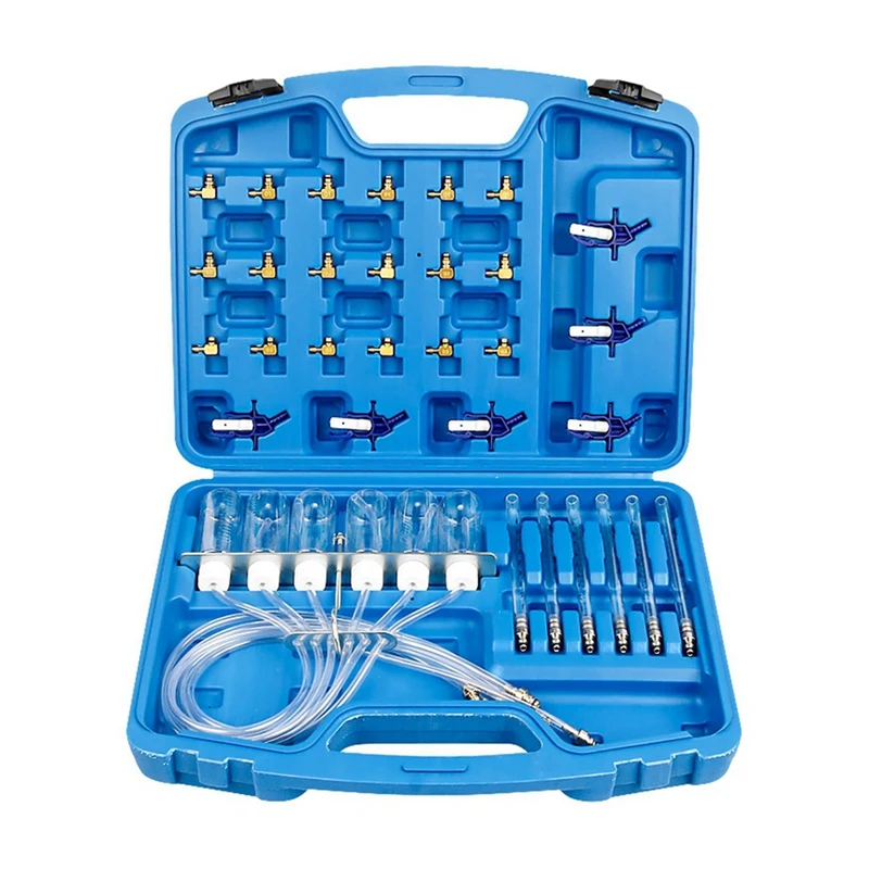 

B28C-Injector Flow Tester Common Rail Adaptor Oil Return Detection Tools Flow Meter Test Adaptor Set