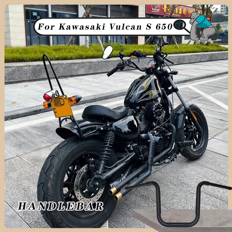 Motorcycle 22mm thick handle Ape Hanger handlebar compatible Modified handlebars For Kawasaki Vulcan S 650 Vulcans 650 S650