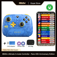8BitDo Ultimate-3-Mode Controller - Rare 40th Anniversary Edition For Xbox Series X|S & Xbox One, Apple, Windows PC & Android