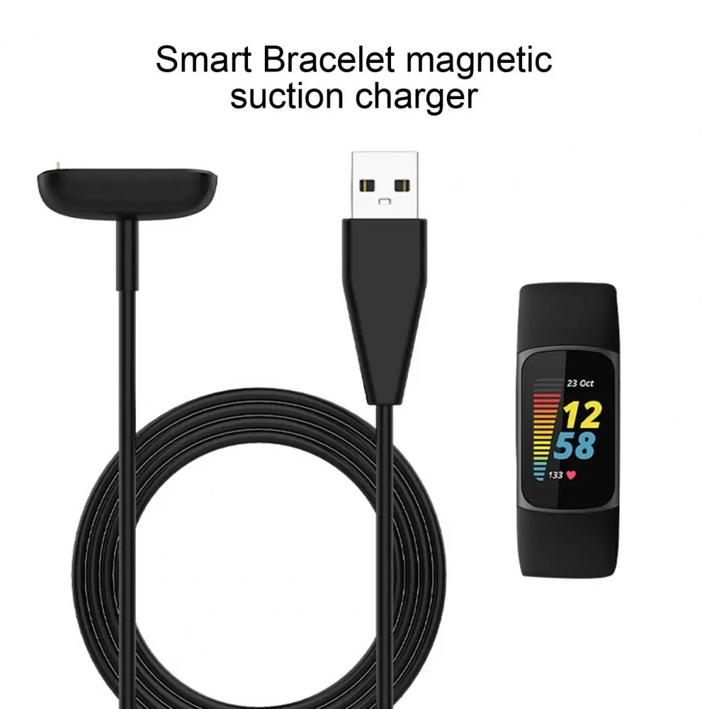 Charging Cable for Fitbit Charge5 Luxe Fast Charging Stable Output 50/100cm Efficient Smart Watch Dock Charger Watch Accessories