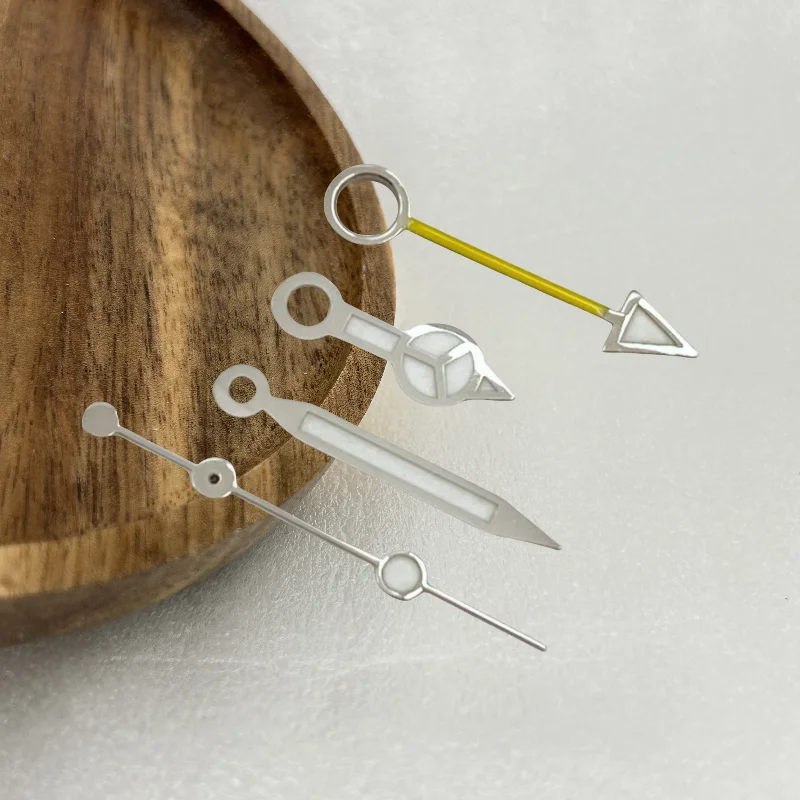 GMOGAR multifuncional NH34 movimiento automático para Seiko GMT verde luminoso reloj de buceo manecillas luminosas aguja accesorios de reloj