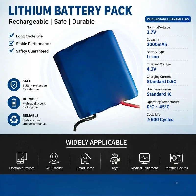 [New] Battery for VanHou Wuhan Xinhengfeng XH-D-02 XH-D-01 Power Tool Battery Batteries Long Lasting