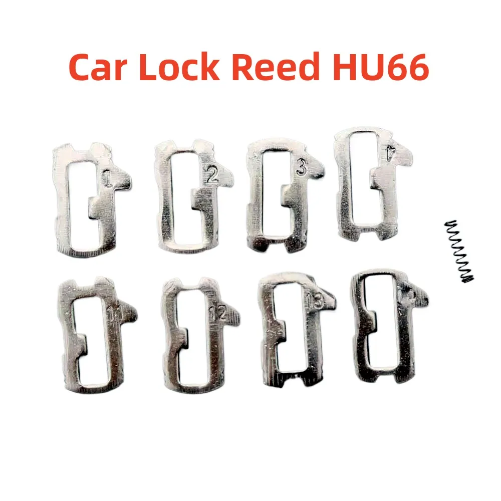 HU66 Car Key Lock Reed Plate for AU1DI Lock Plate Lock wafer NO 1.2.3.4,11.12.13.14 Each 25PCS for V1W Lock Repair Accessories