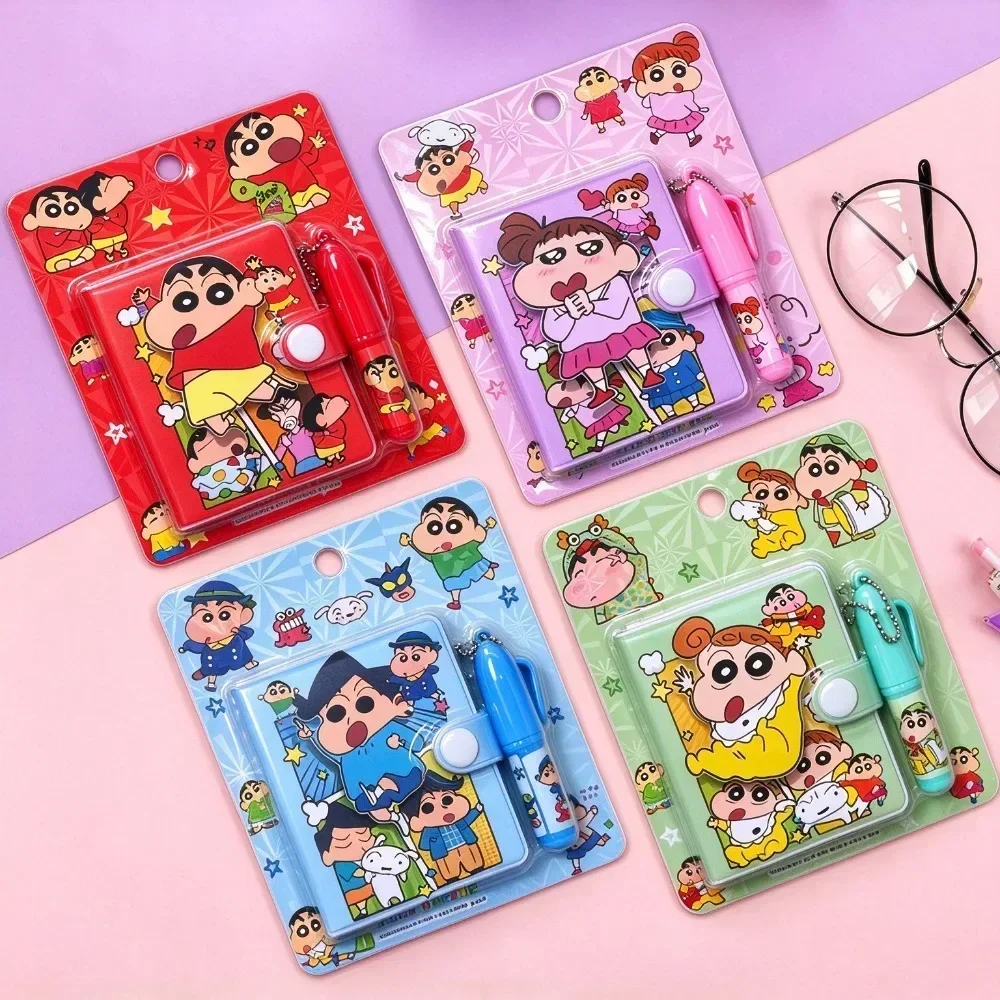 #NEW Classics Crayon Shin-chan Cartoon Pocket Book Cute Mini Notebook Stationery Set Christmas Birthday NEWYEAR Gifts クレヨンしんちゃん