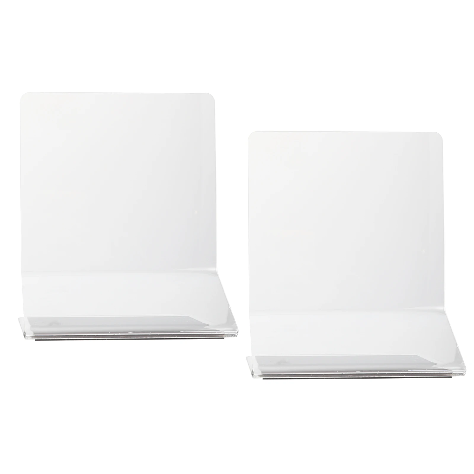 

2Pcs Shelf Supermarkets Transparent Plastic Sorting ganizer Storage Rack Classification Plates Plates Baffles