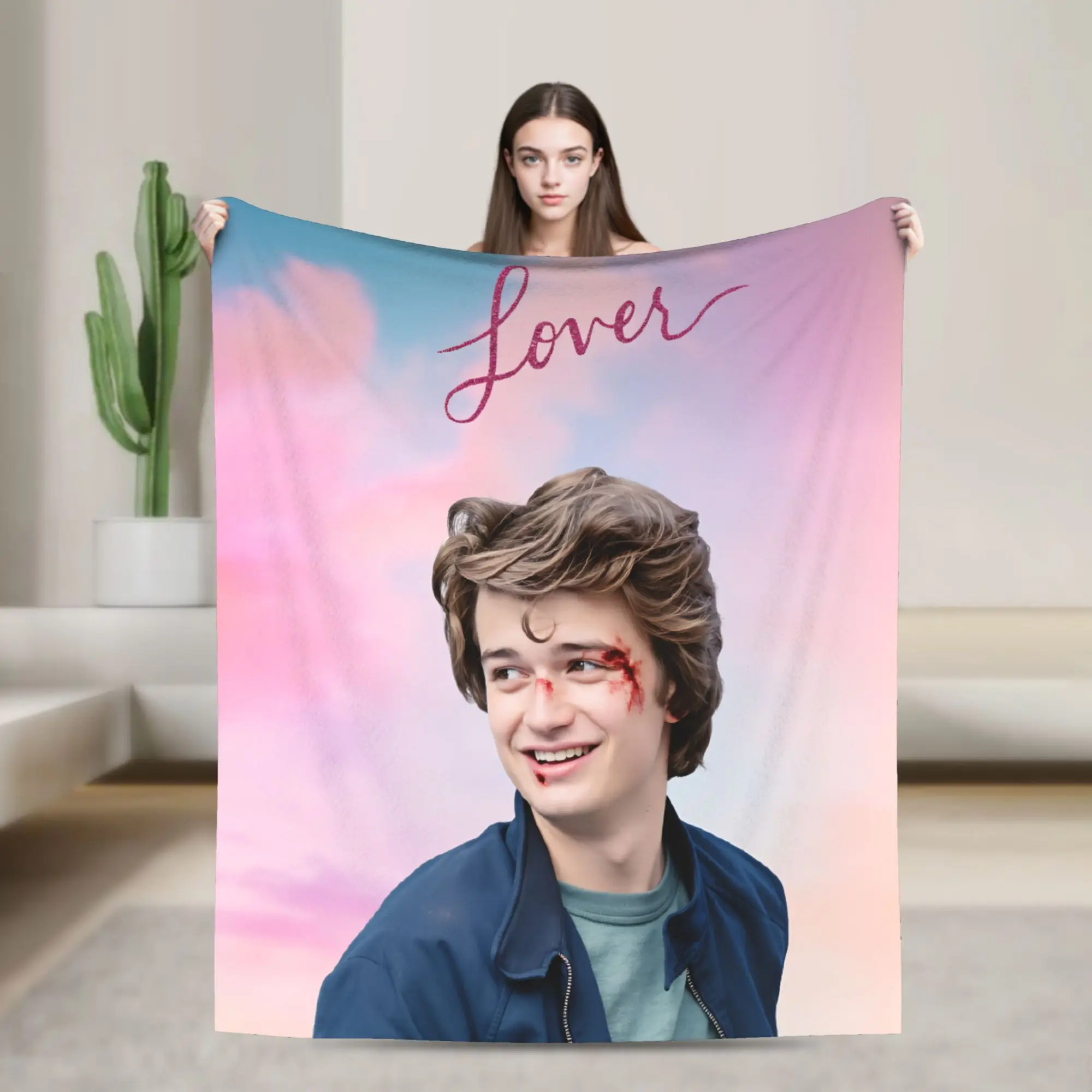 

Steve Harrington Blankets Warm Cozy Throw Blanket Spring Girls Couch Bed Travel Car Bedspread
