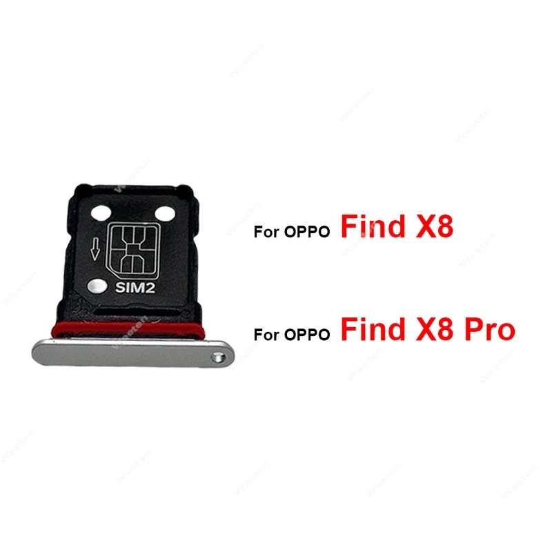 

SIM Card Tray For OPPO Find X8 Find X8 Pro Sim Card Holder Slot Replacement Repair Parts