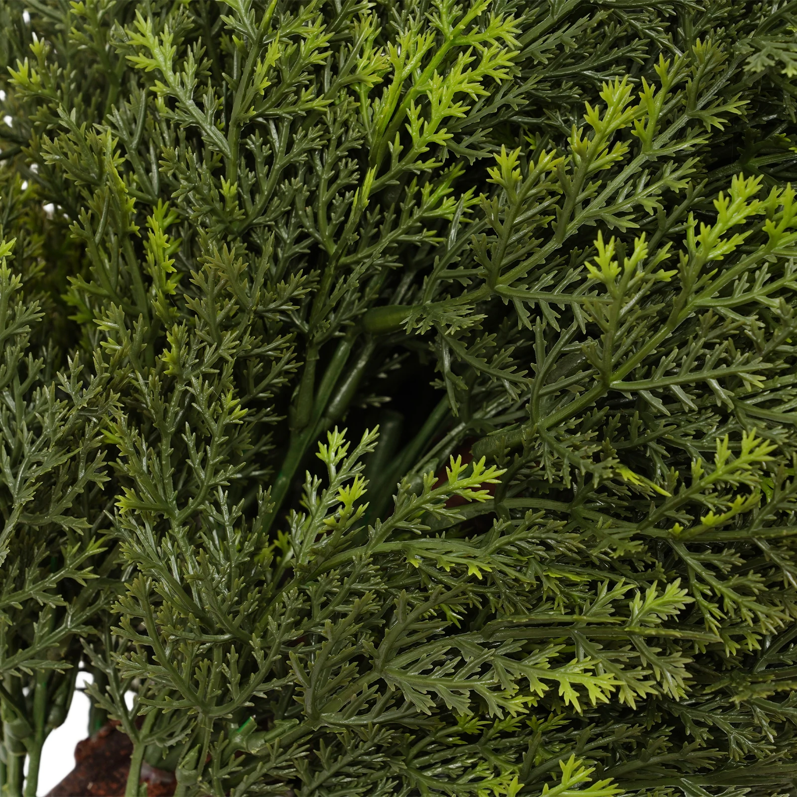 Set of 2 Artificial Cypress Trees Artificial Plant with Ground Spike Artificial Plant for Indoor Outdoor Home Office Garden Artificial Cypress Trees