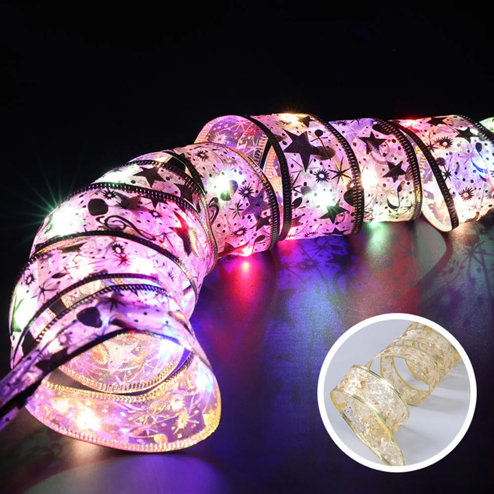 Colorful LED Ribbon String Lights for Crafting Unique Decor at Events Flexible Design Allows Creative Arrangements