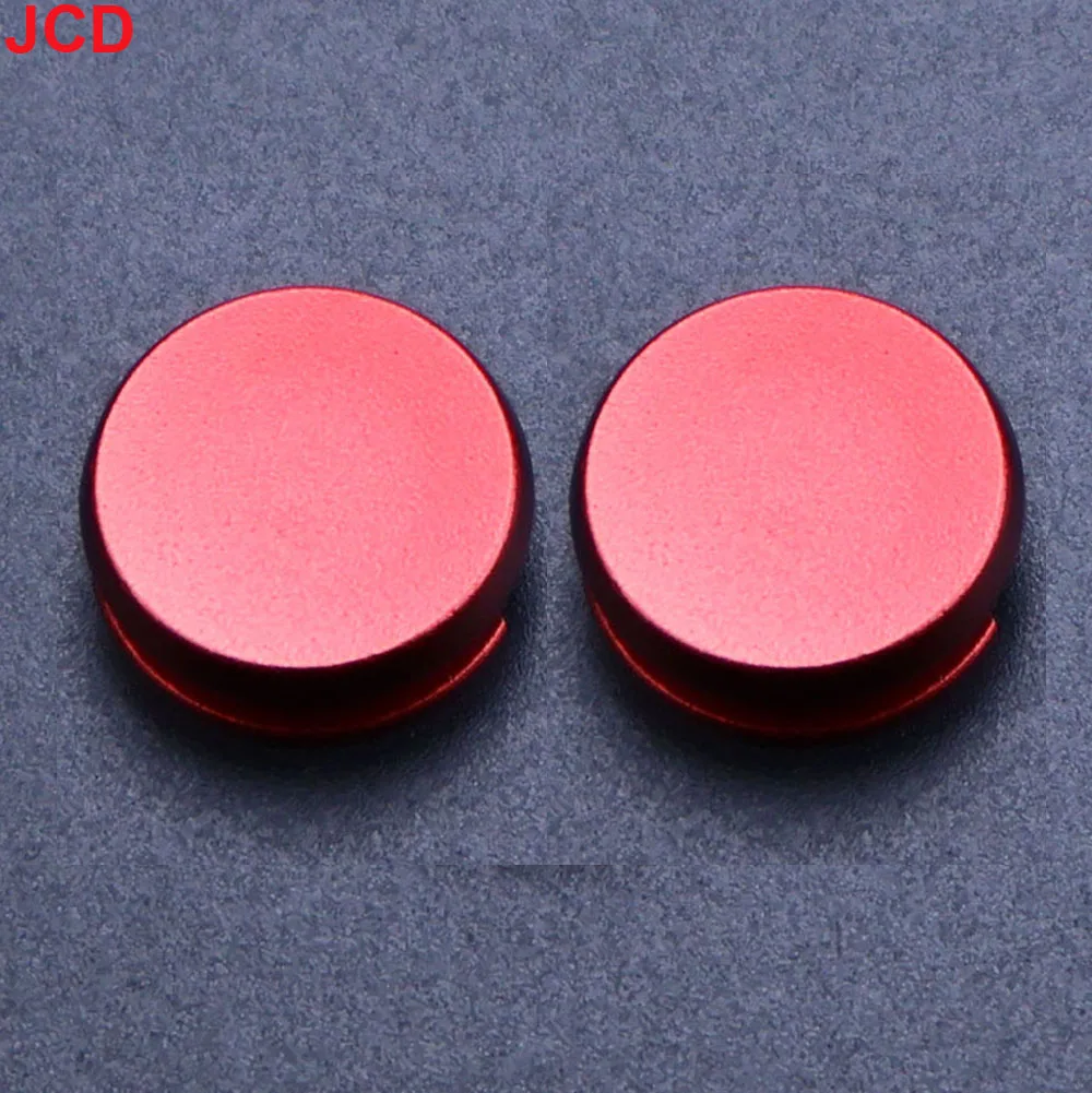 JCD 1Pcs Metal Buttons For 3DS 3DSXL 3DSLL Analog Controller Stick Cap 3D Joystick Cap For New 2DS 3DS LL XL Thumbstick Button