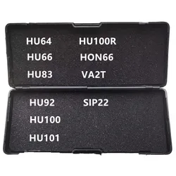Lishi 2 in 1 2in1 Tool HU64 HU66 HU83 HU92 HU100 HU101 HU100R HON66 VA2T SIP22 locksmith tool for car key