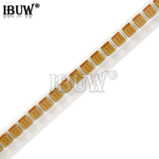 10PCS A B C D Typ Kondensator tantalowy 100UF 150UF 220UF 330UF 470UF 680UF 6V 6.3V 10V 16V 25V 35V 50V 4.7/6.8/10/15/22/33/47UF