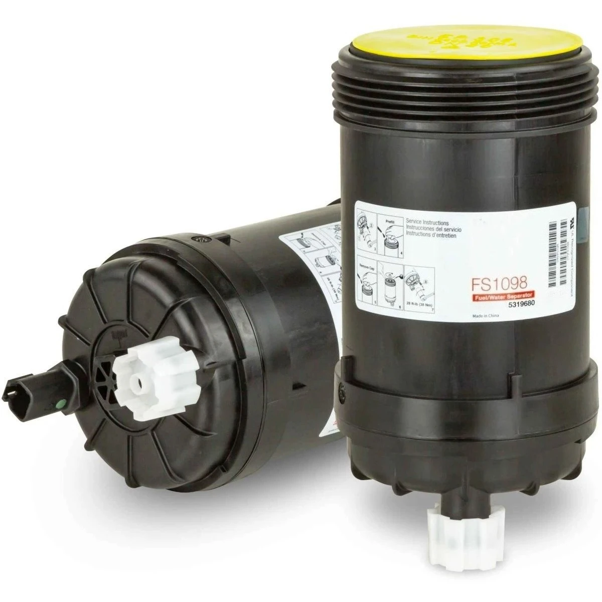Elemento separador de agua y combustible FS1098 para FH21462 Cruz de separación de agua/agua libre a 5308722 5319680   FS20038